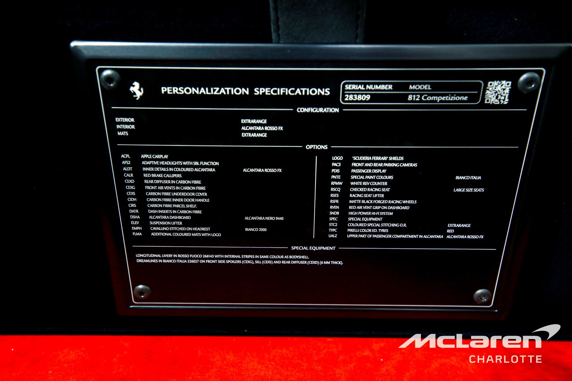Used 2022 Ferrari 812 Competizione RWD image 24