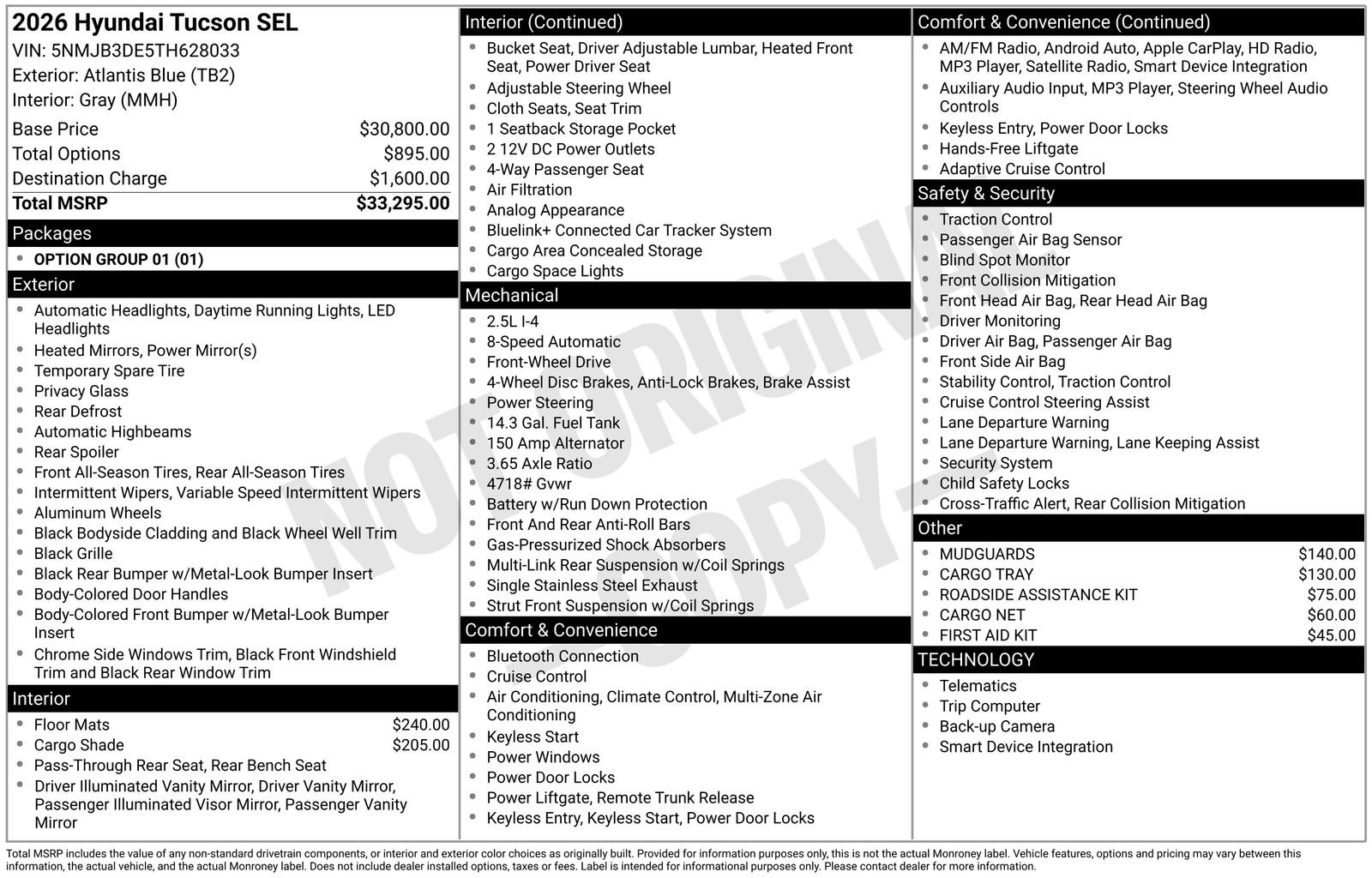 Certified 2026 Hyundai Tucson SEL FWD image 22