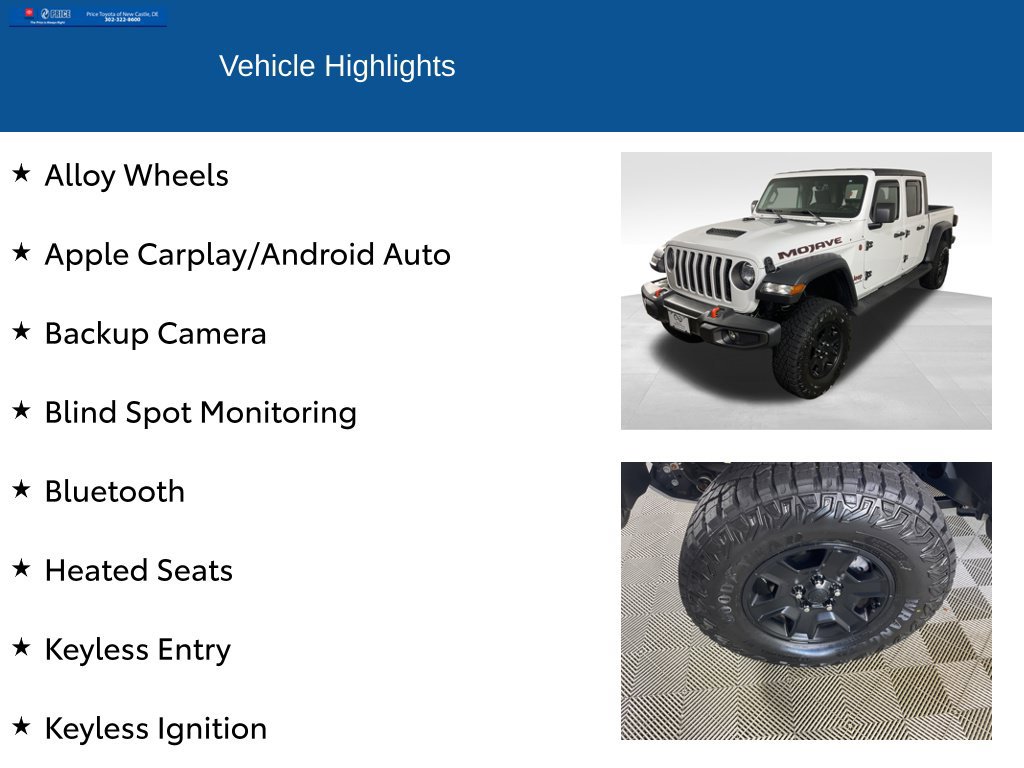 Used 2021 Jeep Gladiator Mojave AWD/4WD image 2