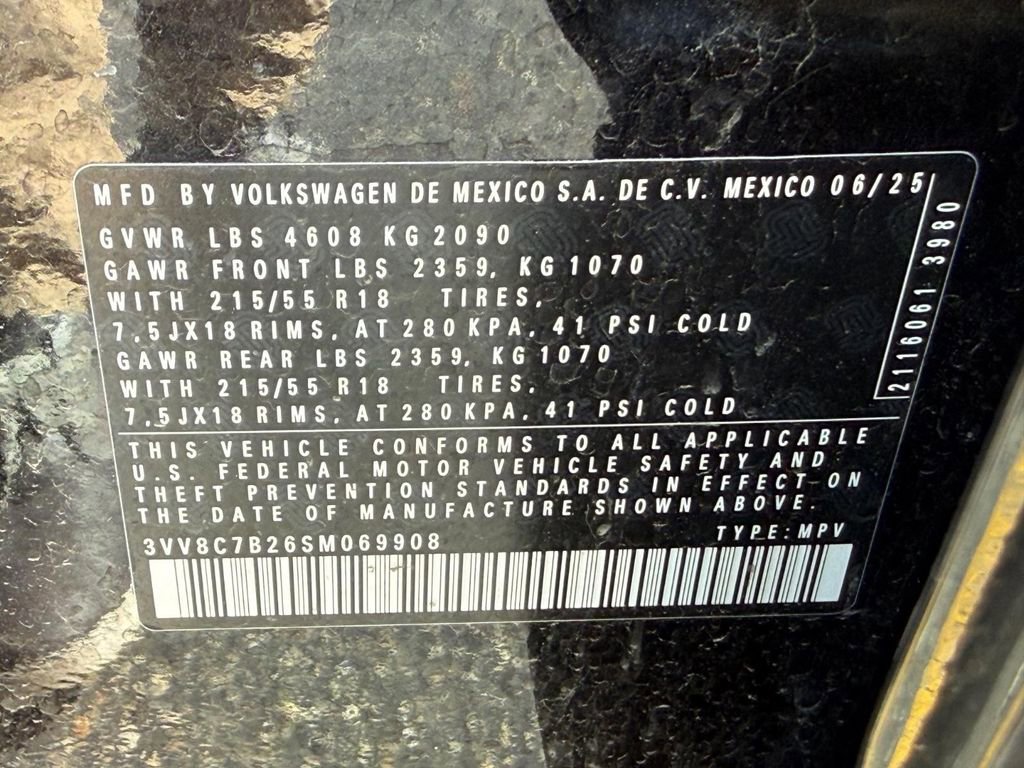 Certified 2025 Volkswagen Taos S image 23