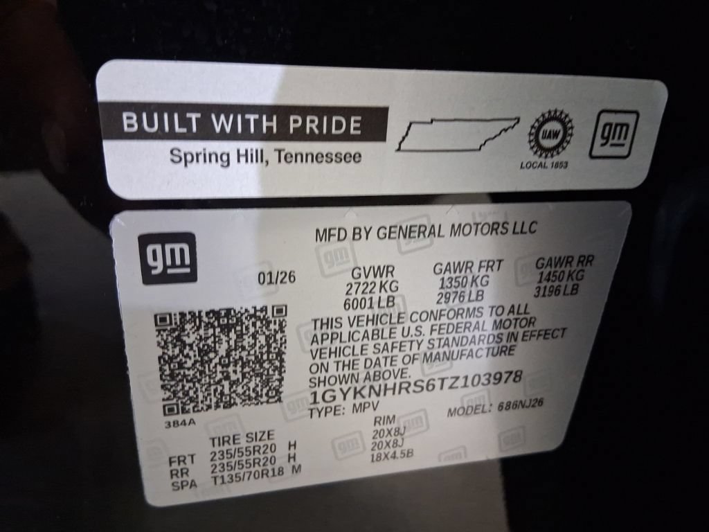 Certified 2026 Cadillac XT5 Sportv w/ LPO, Floor Liner Package AWD/4WD image 25
