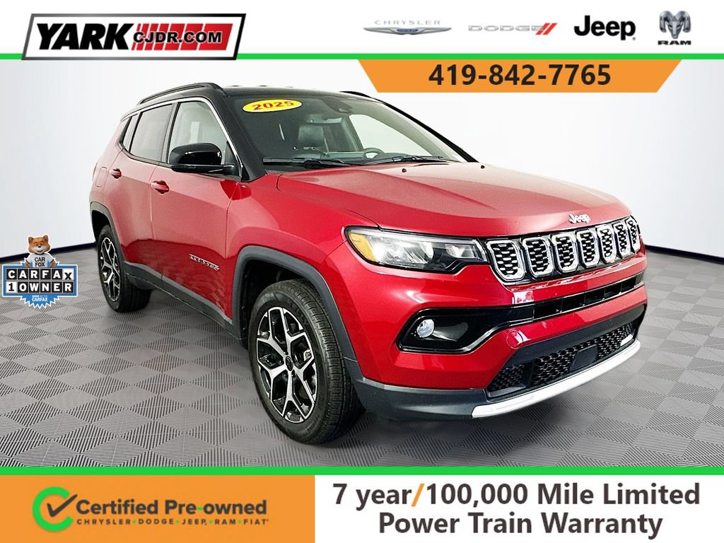 Certified 2025 Jeep Compass Limited AWD/4WD image 1