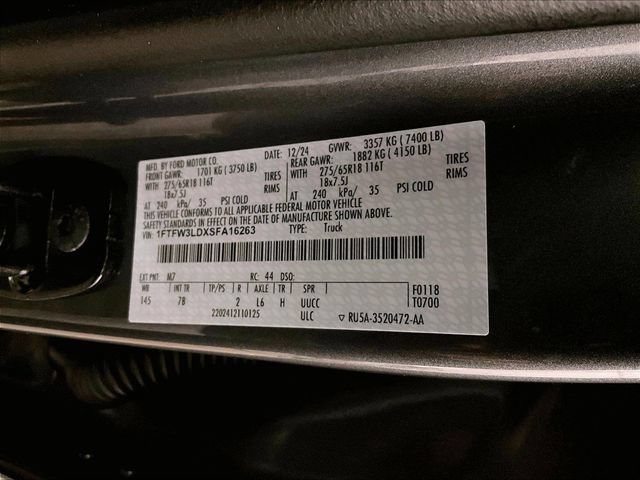 Certified 2025 Ford F150 XLT w/ Equipment Group 302A MID AWD/4WD image 33