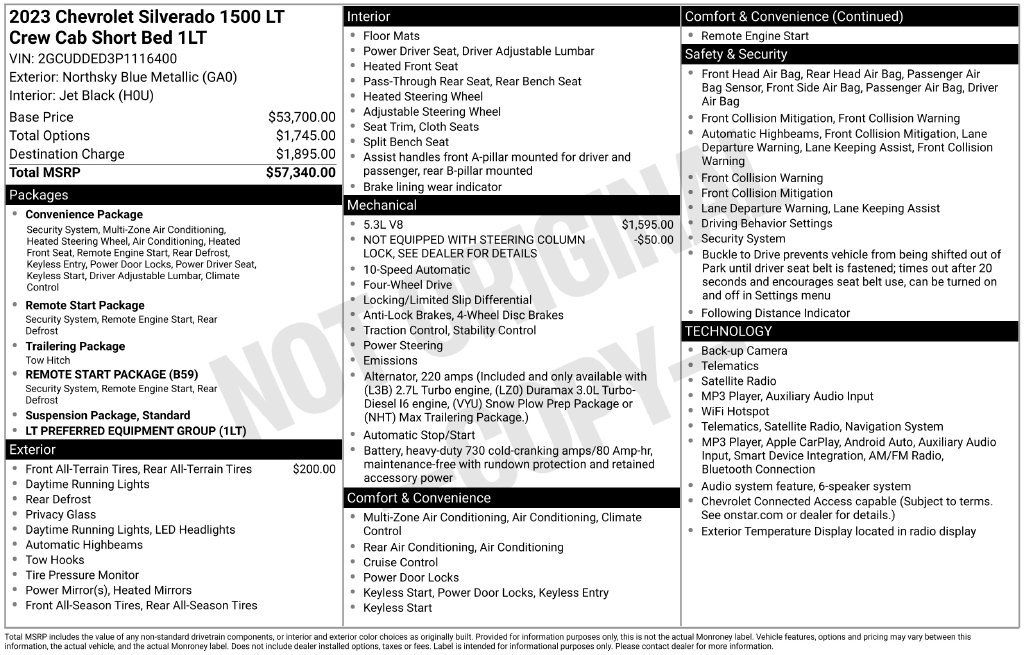 Certified 2023 Chevrolet Silverado 1500 LT AWD/4WD image 11