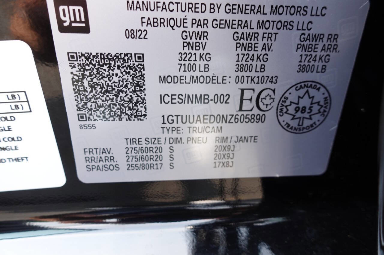 Used 2022 GMC Sierra 1500 Pro w/ Pro Value Package image 16