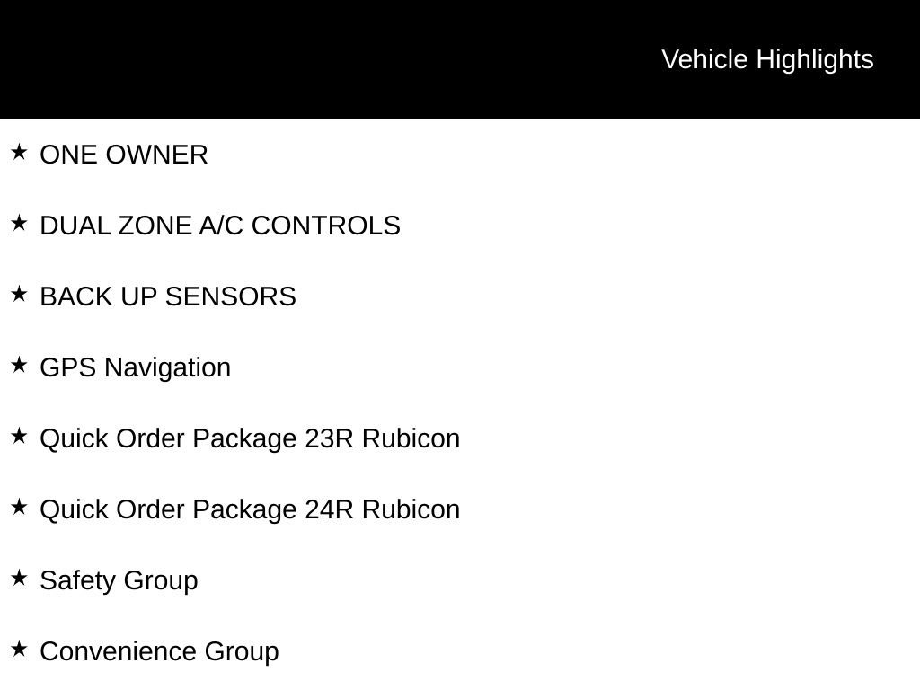 Used 2025 Jeep Wrangler Rubicon w/ Safety Group image 16