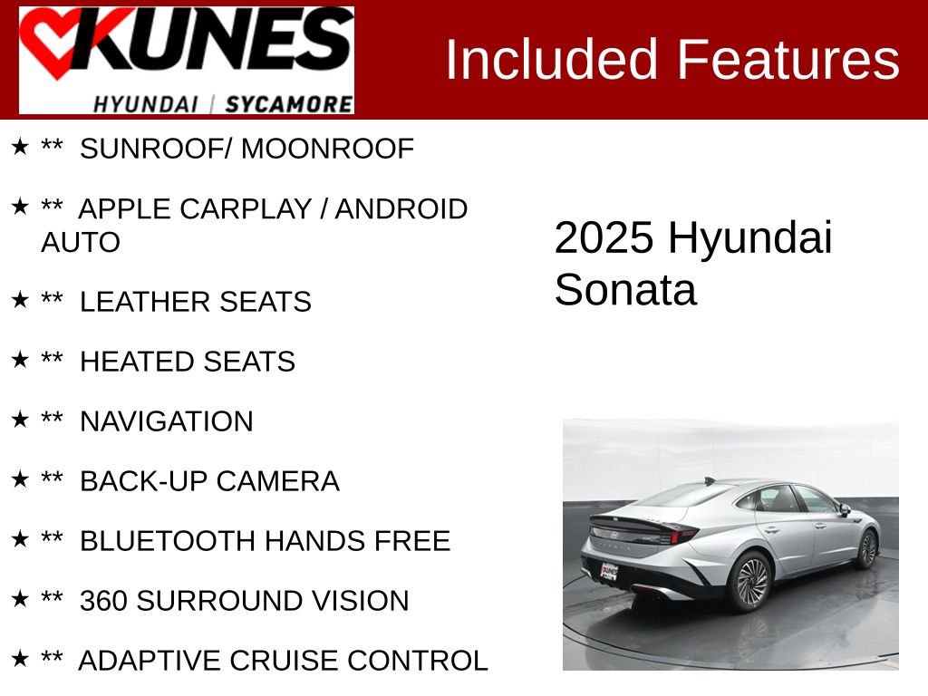 Certified 2025 Hyundai Sonata Limited image 2