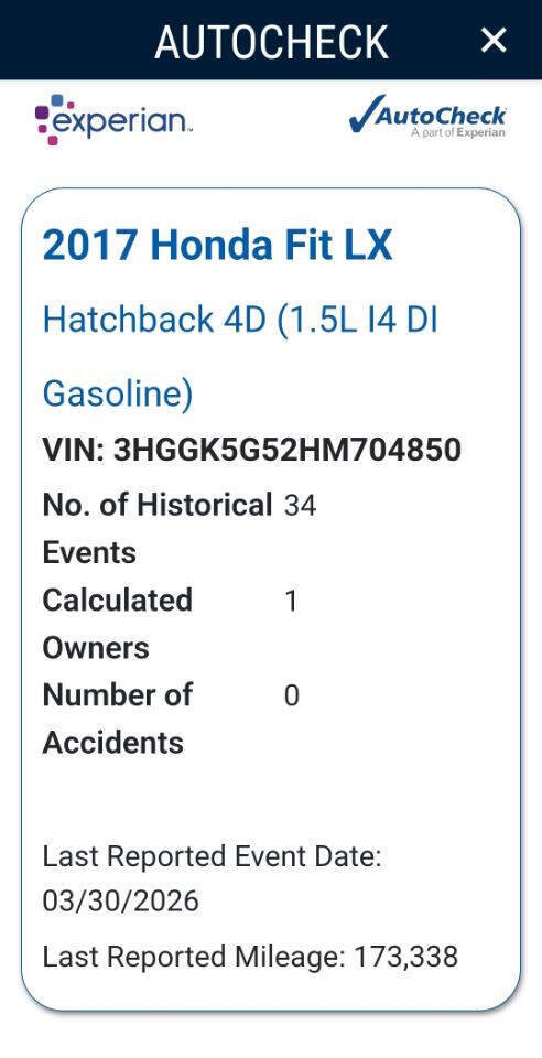 Used 2017 Honda Fit LX image 19