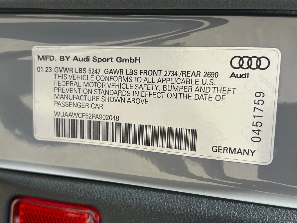 Used 2023 Audi RS 5 Sportback w/ Black Optic Carbon Package AWD/4WD image 51