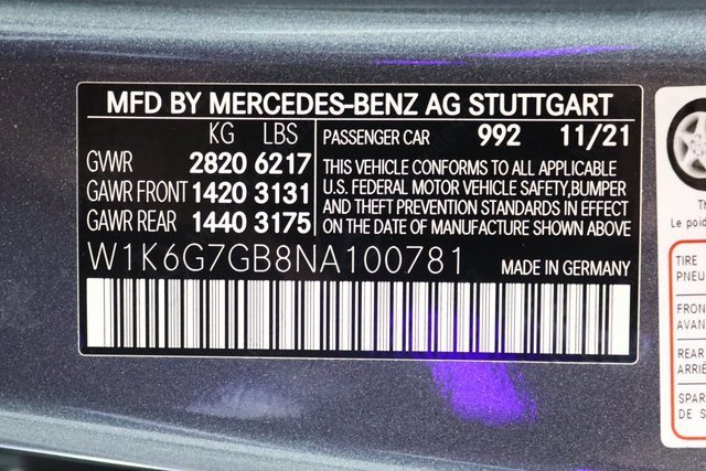 Used 2022 Mercedes-Benz S 580 4MATIC Sedan w/ Rear Seat Package image 34