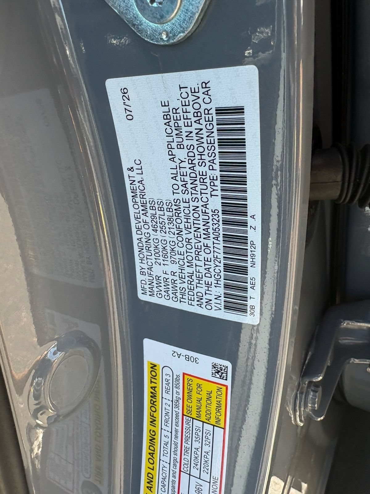 New 2026 Honda Accord Sport image 32