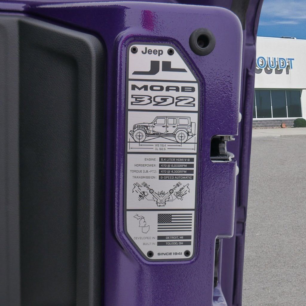 New 2026 Jeep Wrangler Unlimited Rubicon 392 image 23