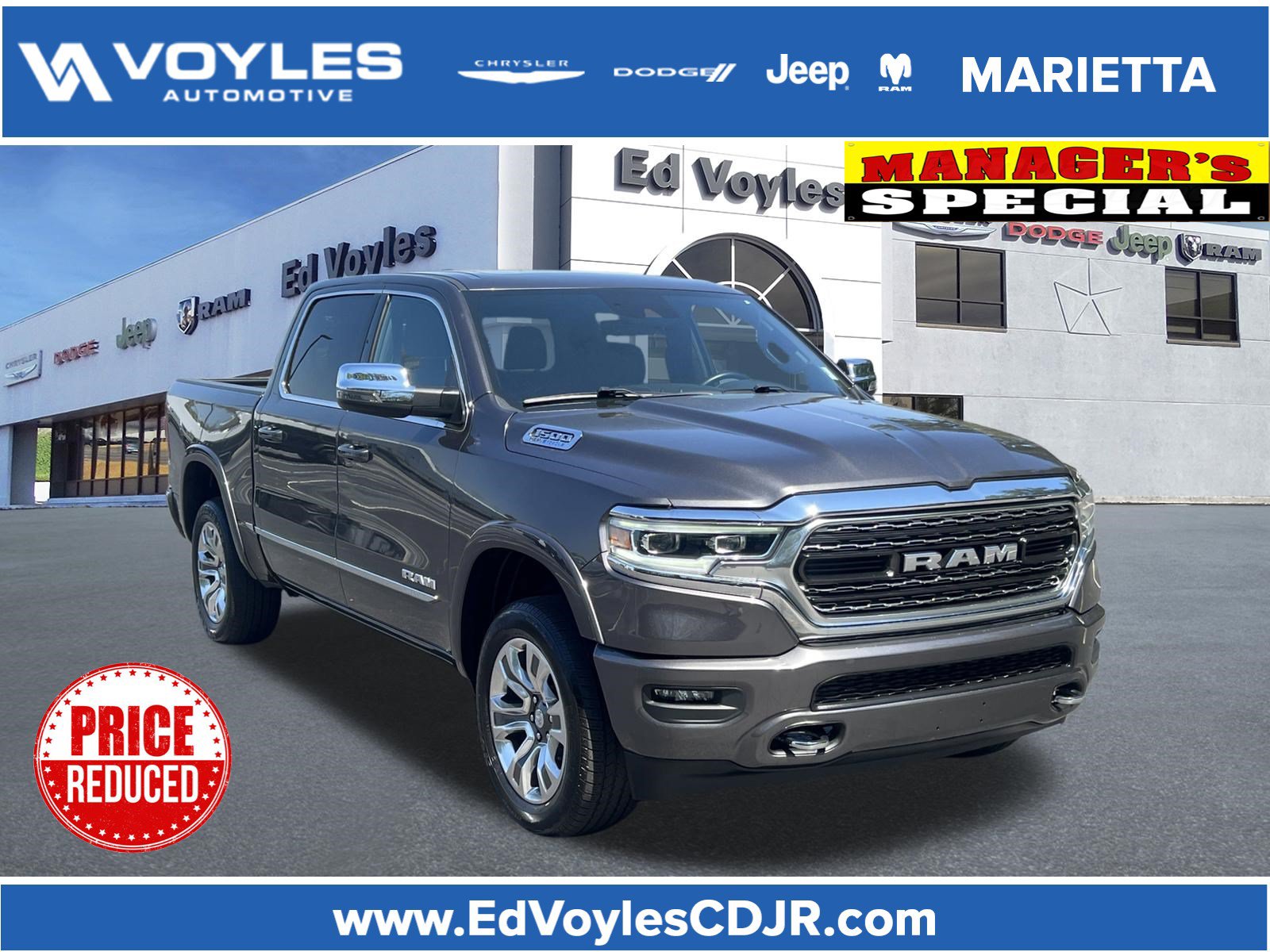 Used 2024 RAM 1500 Limited w/ Body Color Bumper Group