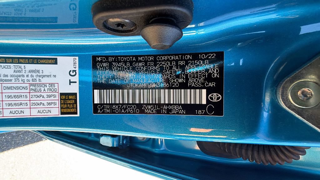 Used 2022 Toyota Prius L Eco FWD image 33