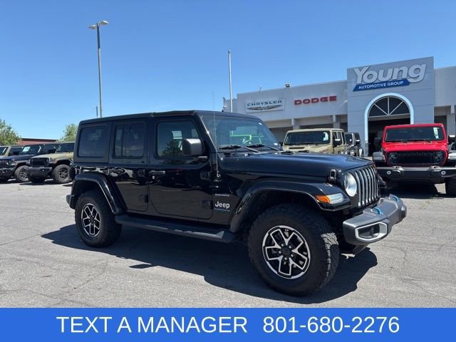 Used 2023 Jeep Wrangler Unlimited Sahara w/ Cold Weather Group AWD/4WD image 1