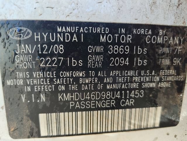 Used 2008 Hyundai Elantra Sedan FWD image 9