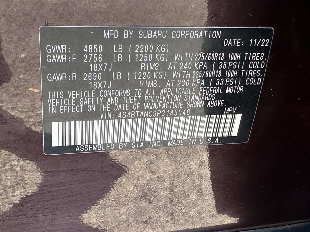 Certified 2023 Subaru Outback Limited image 37