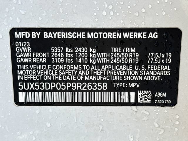 Used 2023 BMW X3 xDrive30i w/ Convenience Package AWD/4WD image 19