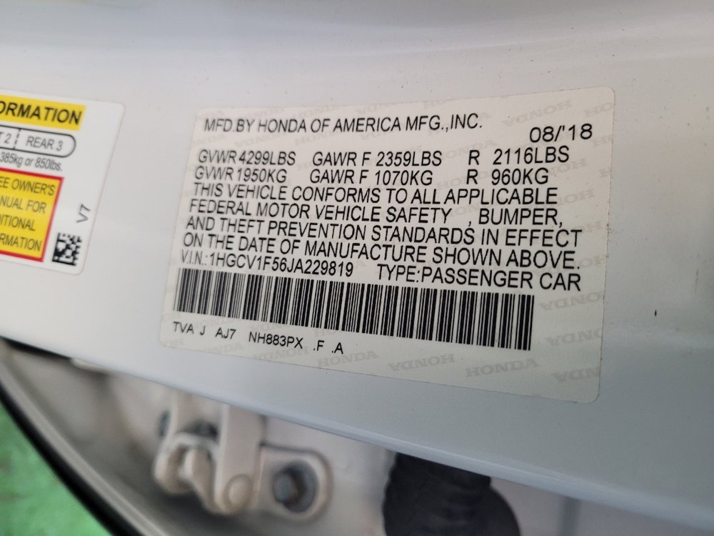 Used 2018 Honda Accord EX-L image 33