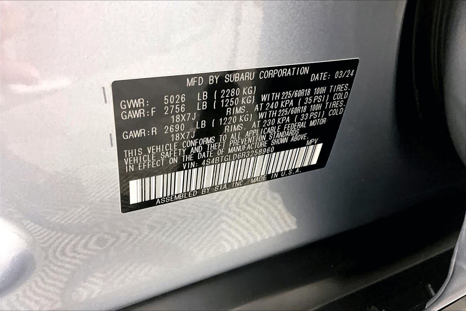 Used 2024 Subaru Outback Onyx Edition XT AWD/4WD image 33