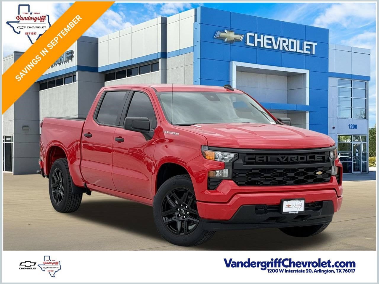 New 2026 Chevrolet Silverado 1500 Custom RWD image 1