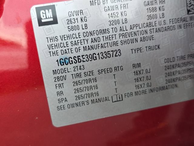 Used 2016 Chevrolet Colorado W/T w/ WT Convenience Package RWD image 34