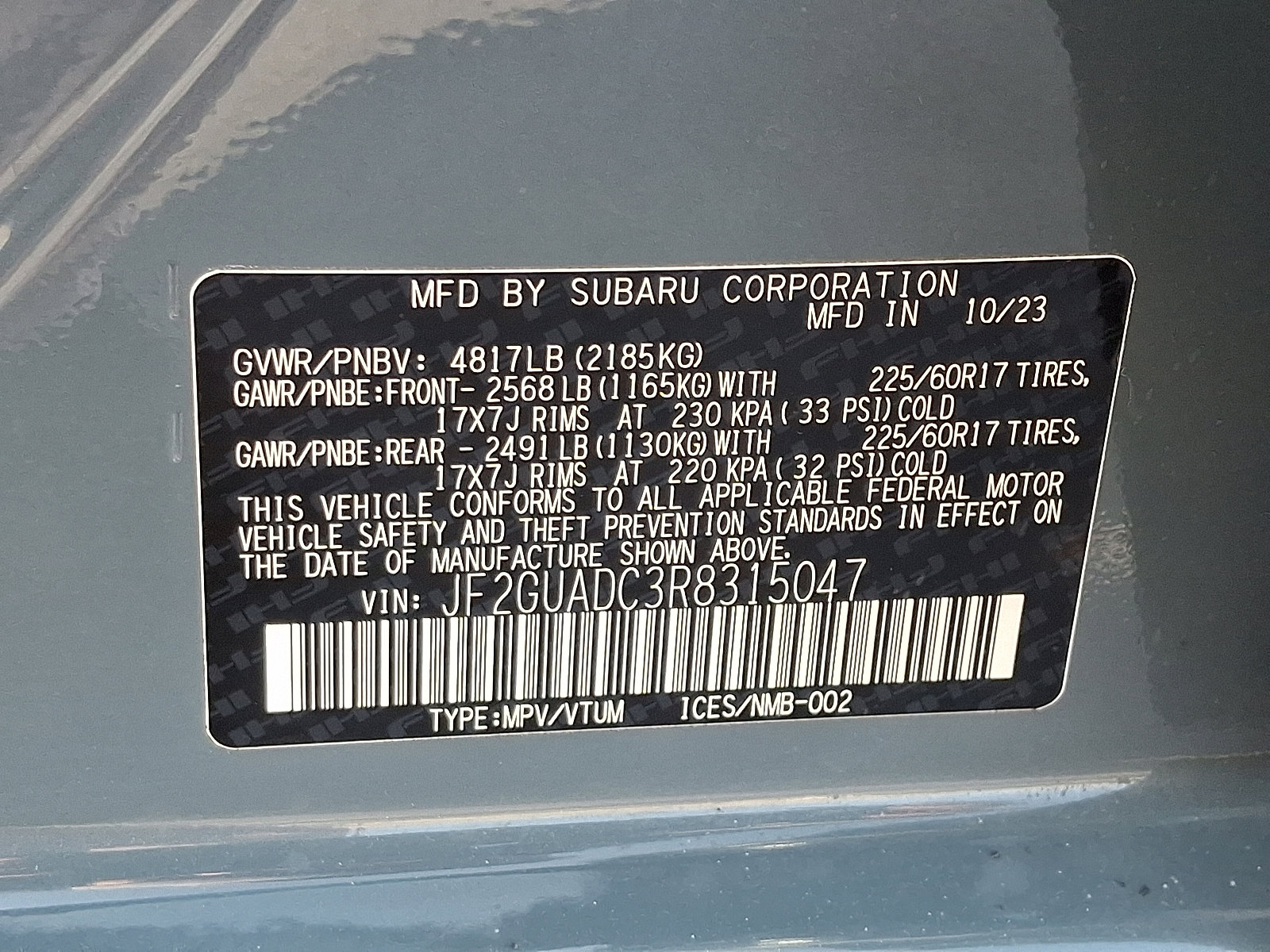 Certified 2024 Subaru Crosstrek 2.0i Premium image 27