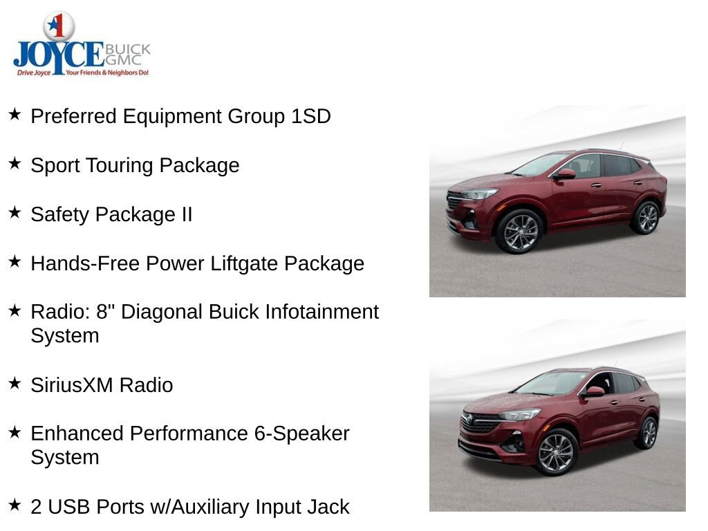 Certified 2023 Buick Encore GX Select w/ Sport Touring Package image 10