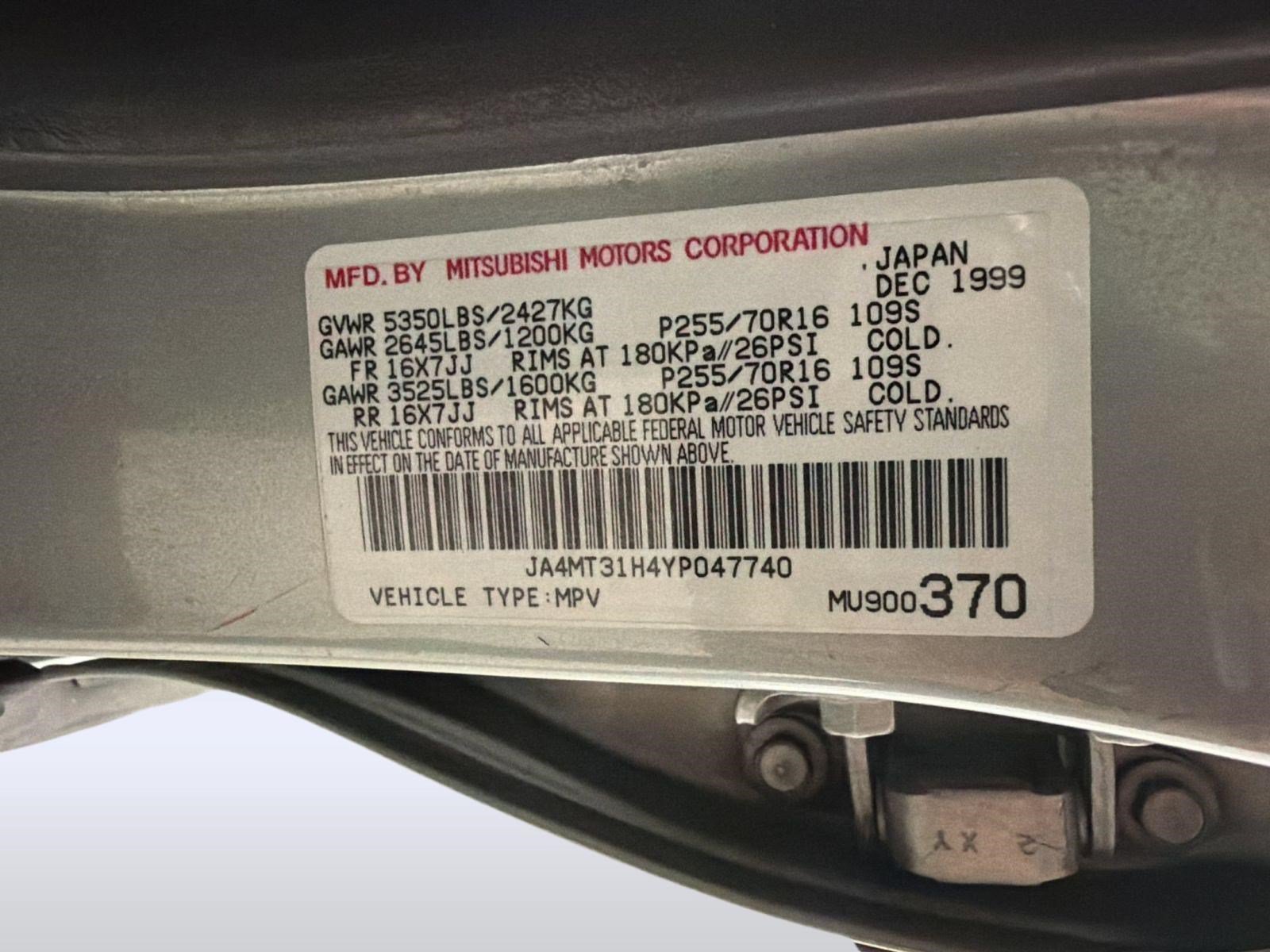 Used 2000 Mitsubishi Montero Sport LS AWD/4WD image 23