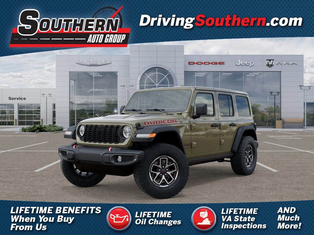 New 2025 Jeep Wrangler Unlimited Rubicon w/ Safety Group