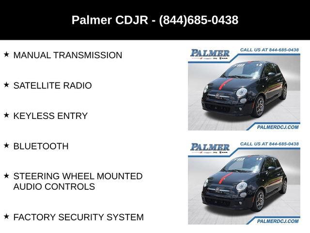 Used 2012 FIAT 500 Sport w/ Safety & Sound Pkg FWD image 6
