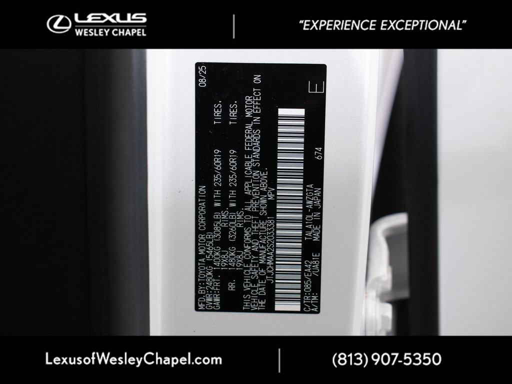 Certified 2025 Lexus RX 350 Premium w/ Accessory Package (Z1) FWD image 24