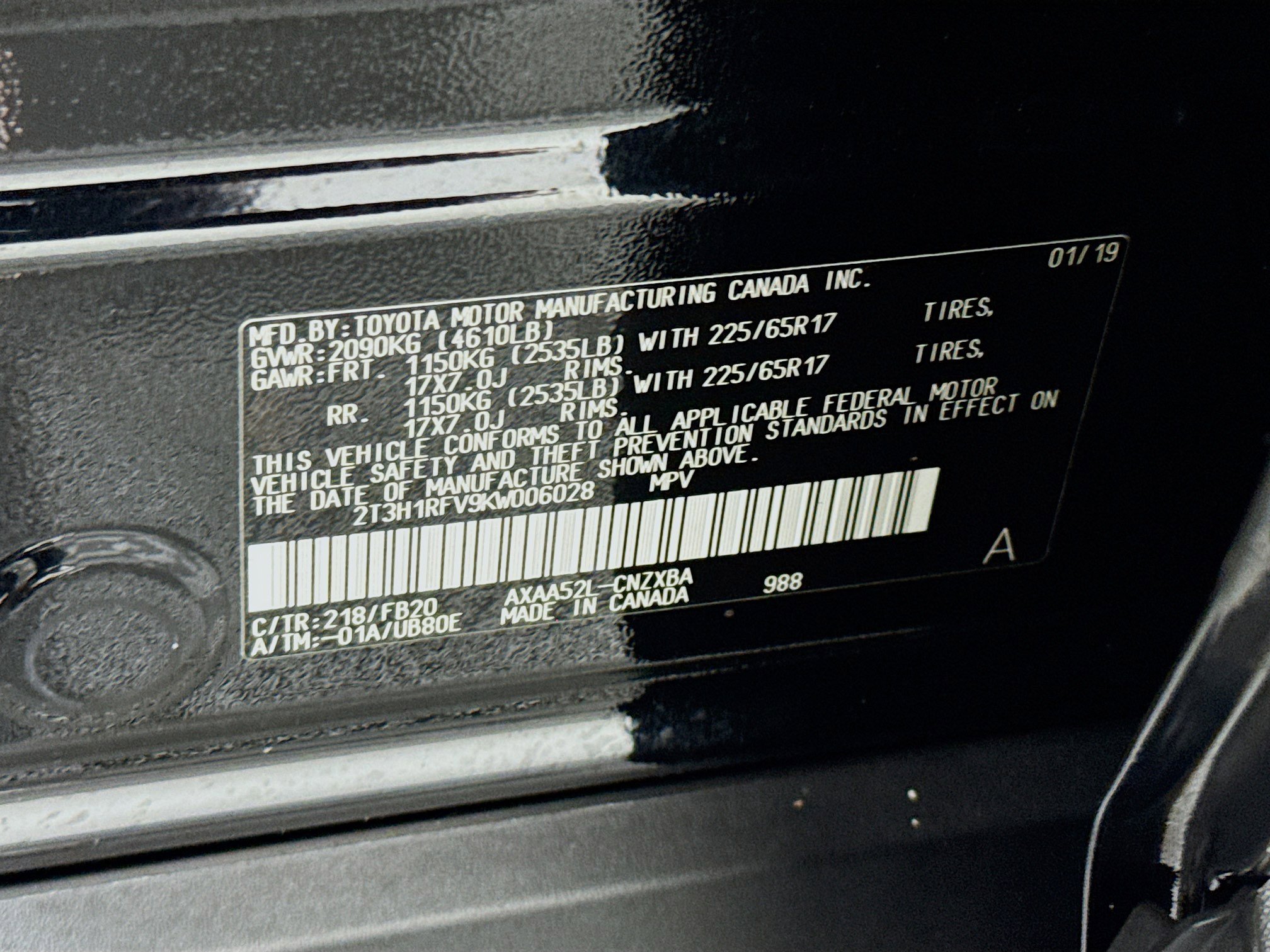 Used 2019 Toyota RAV4 LE FWD image 38