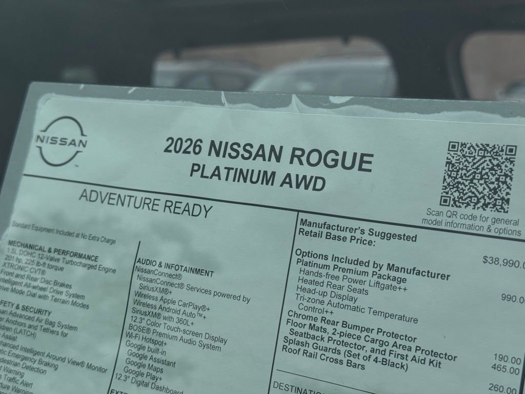 New 2026 Nissan Rogue Platinum w/ Platinum Premium Package image 25