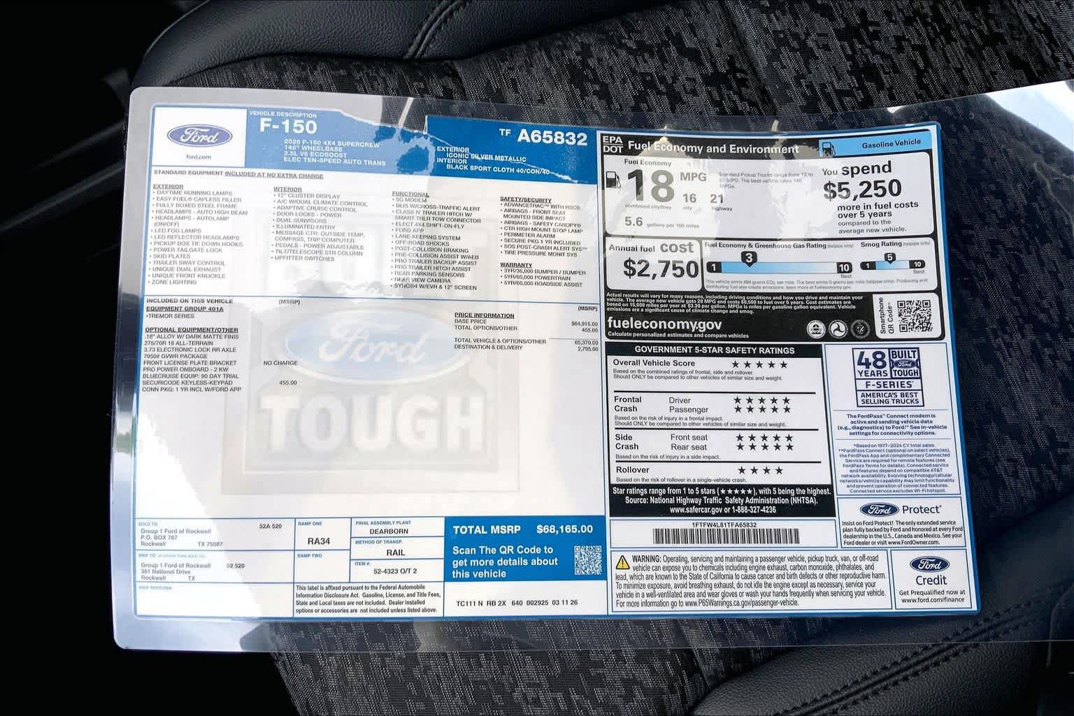 New 2026 Ford F150 Tremor AWD/4WD image 19
