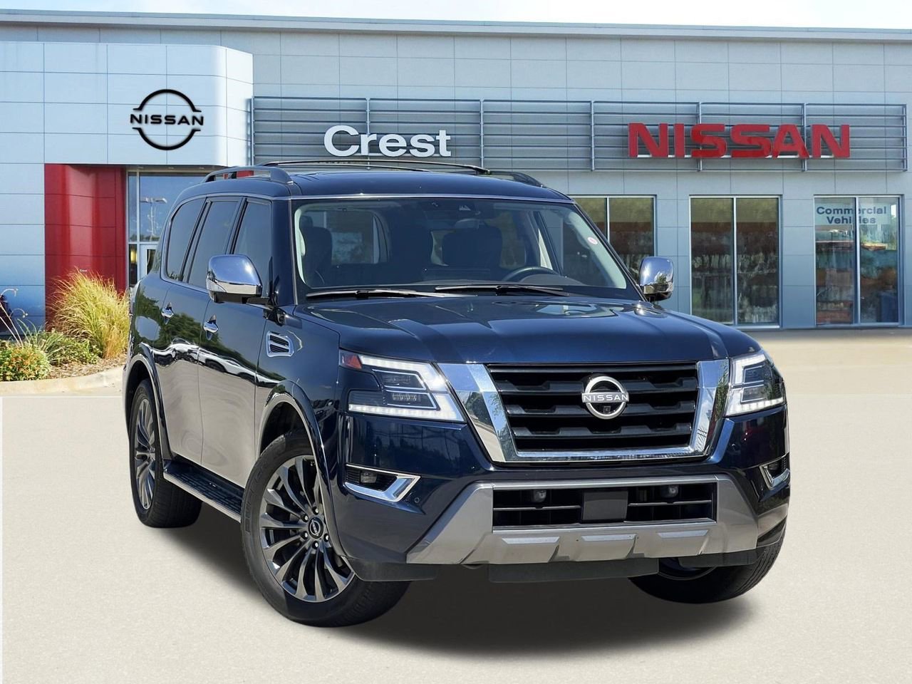 Certified 2023 Nissan Armada Platinum w/ Captain's Chairs Package image 1