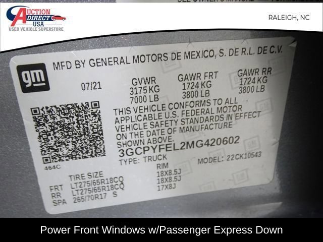 Used 2021 Chevrolet Silverado 1500 LT Trail Boss w/ Bed Protection Package image 19