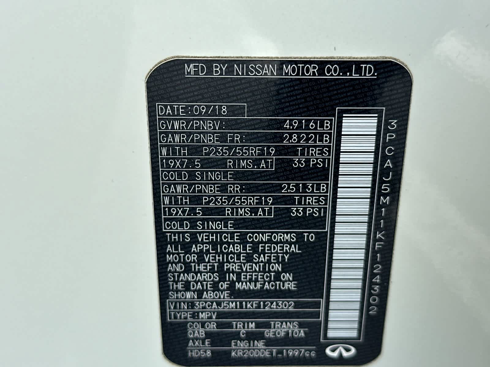 Used 2019 INFINITI QX50 Essential w/ Premium Heat Package FWD image 29