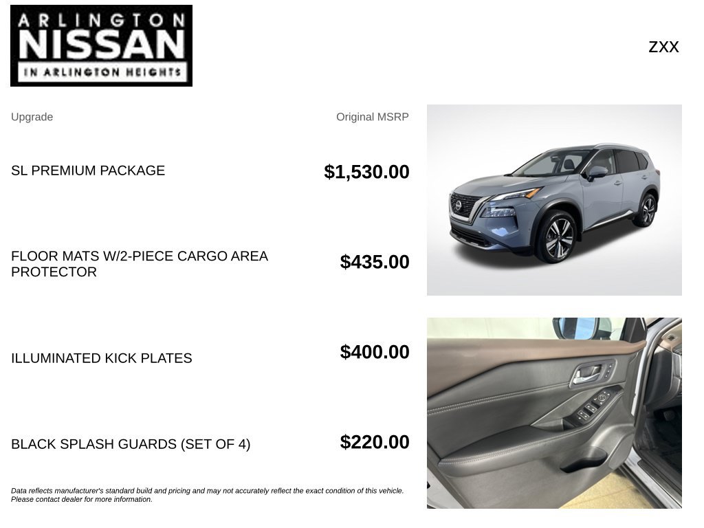 Certified 2023 Nissan Rogue SL w/ SL Premium Package AWD/4WD image 4