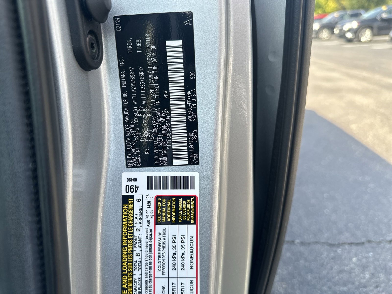 Used 2024 Toyota Sienna XLE image 26