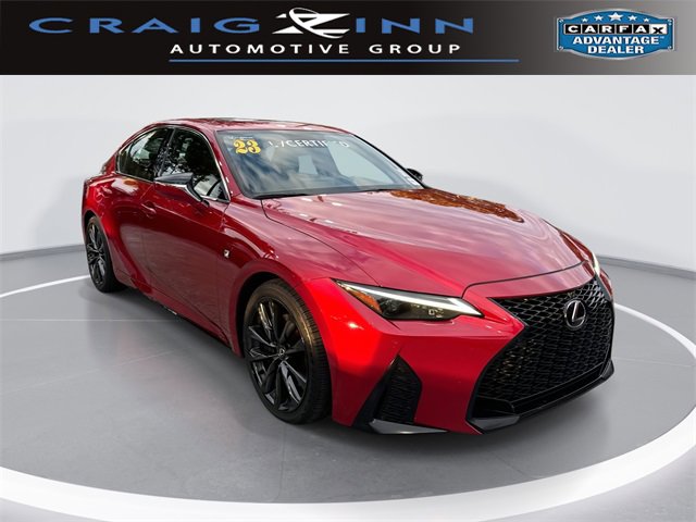 Certified 2023 Lexus IS 350 F Sport w/ Navigation Package