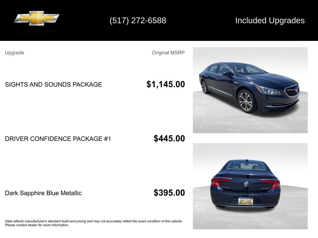 Used 2017 Buick LaCrosse Essence w/ Sights and Sounds Package FWD image 5
