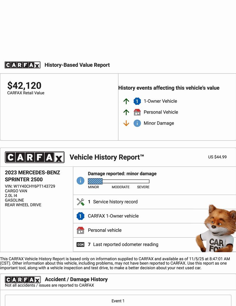 Used 2023 Mercedes-Benz Sprinter 2500 image 23