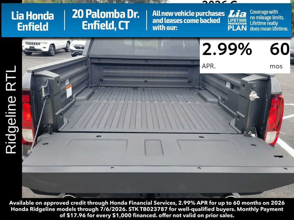 New 2026 Honda Ridgeline RTL image 6