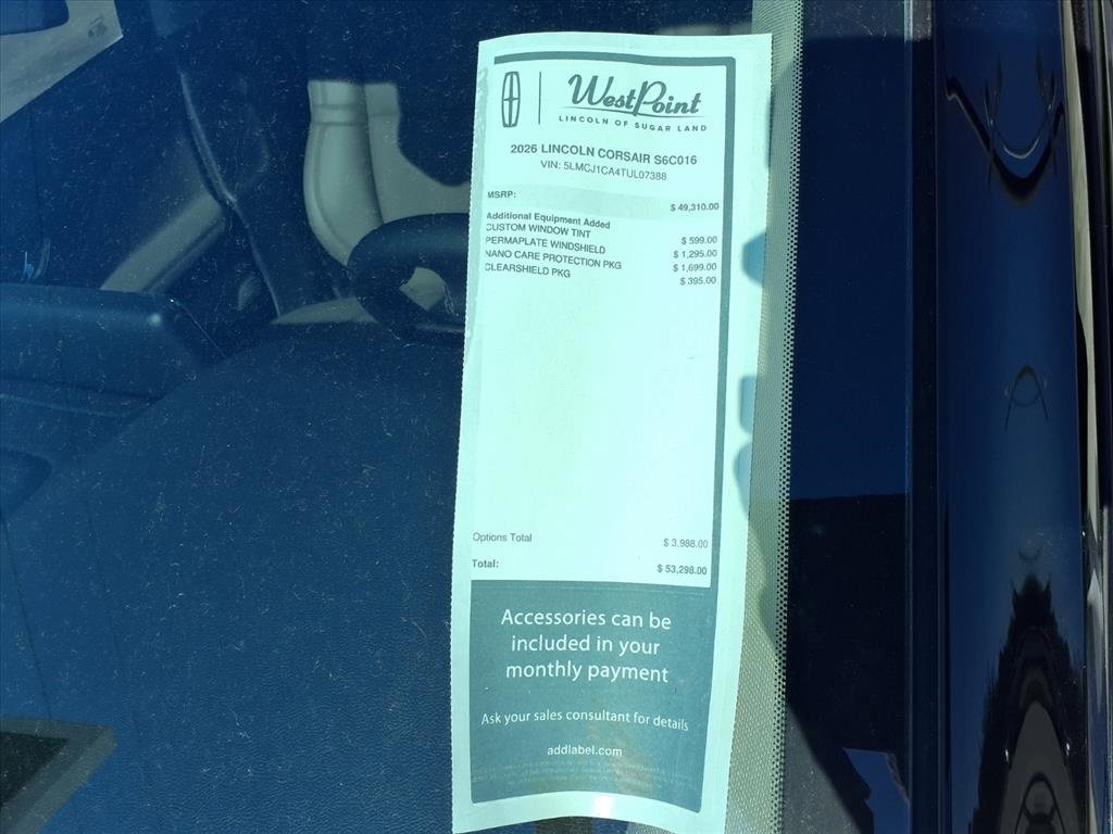 New 2026 Lincoln Corsair Premiere image 3