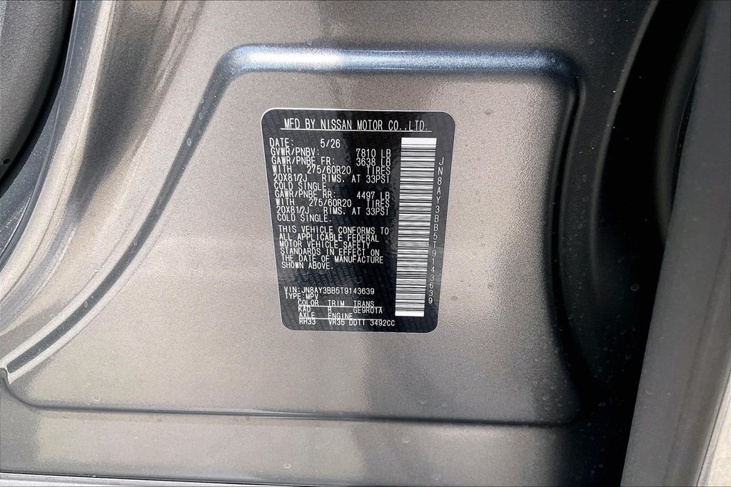 New 2026 Nissan Armada SL w/ Captain's Chari Seat Package AWD/4WD image 32