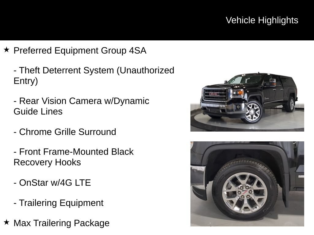 Used 2015 GMC Sierra 1500 SLT w/ Max Trailering Package AWD/4WD image 32