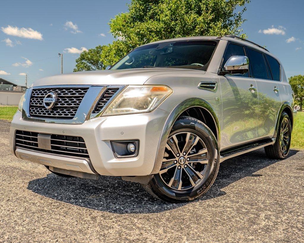 Used 2017 Nissan Armada Platinum w/ Captain Seat Package RWD image 4
