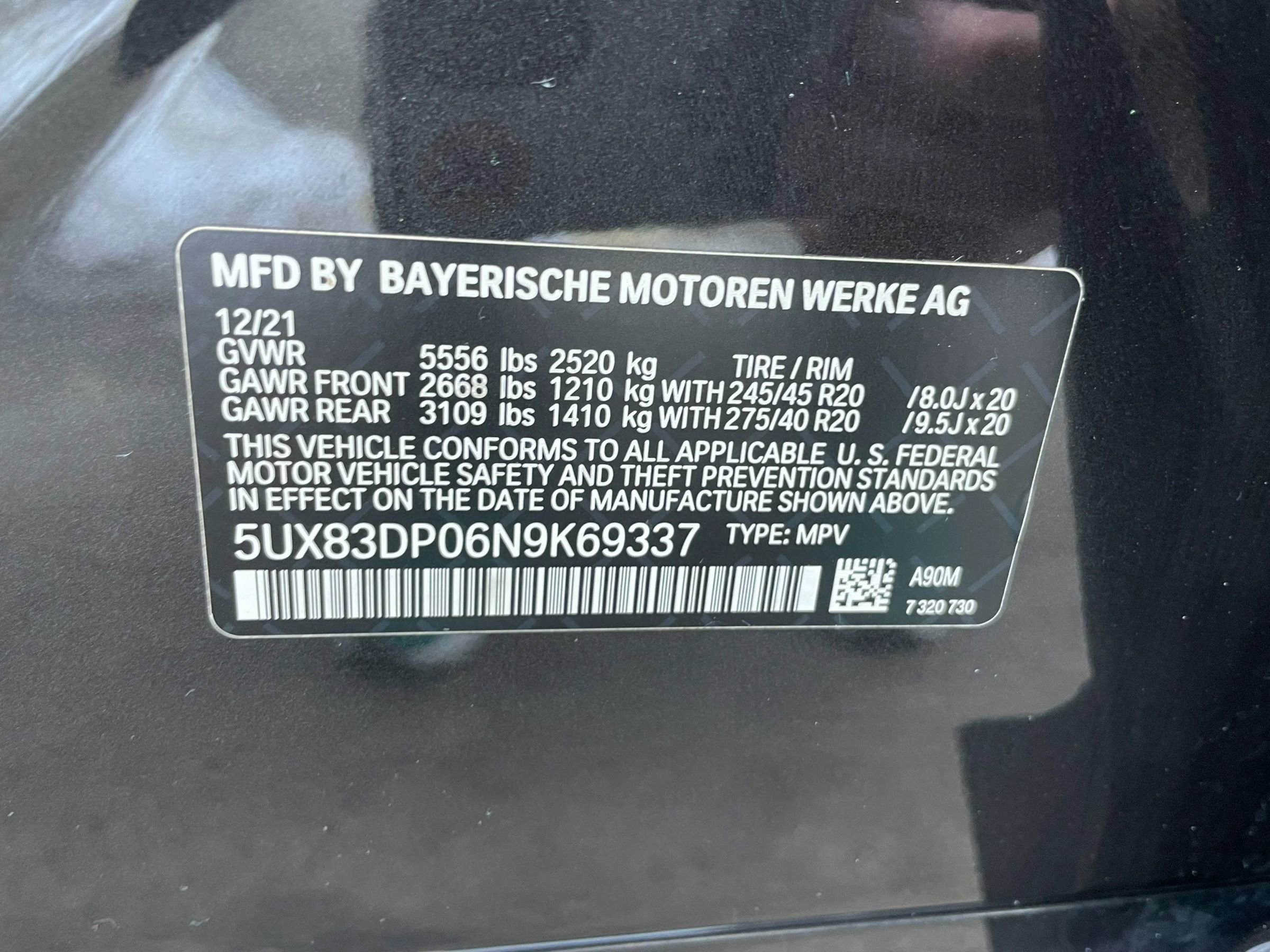 Used 2022 BMW X3 M40i w/ Premium Package image 39