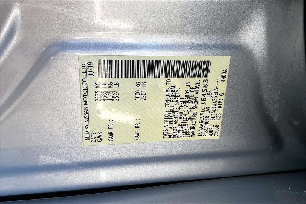 Used 2020 Nissan Maxima 3.5 SV w/ Floor Mat Group FWD image 31